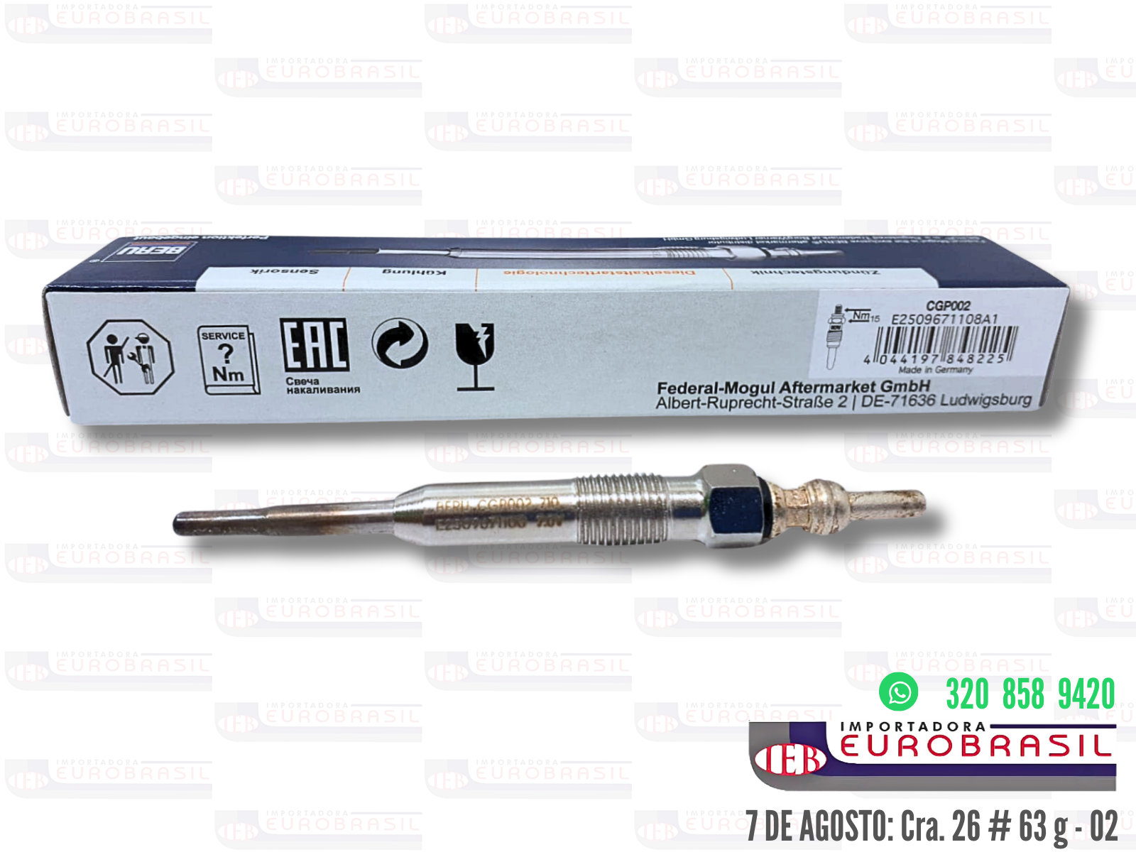 Bujía de Precalentamiento CRAFTER 2.5 (5 PISTONES)