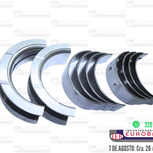 Juego de Casquetes de Biela en 0.75 mm para FIAT MOTOR 2.8