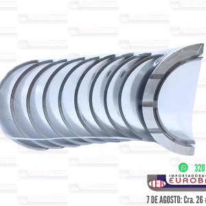 Juego de Casquetes de Bancada en 0.50 mm para FORD 3.2